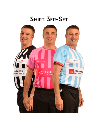 3er Set - Referee Shirt Basic - Gr. S