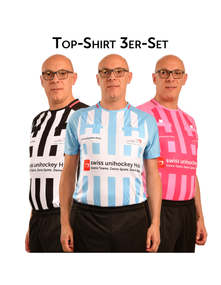 3er Set - Referee Shirt Top - Gr. 3XL
